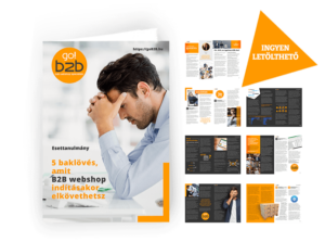 B2B webshop készítés esettanulmány