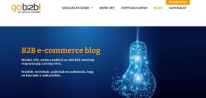 B2B e-commerce blog